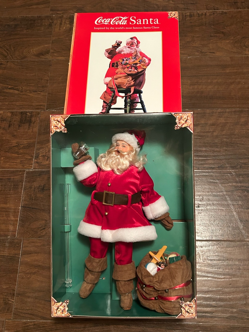 Coca-Cola Santa in Red and White Holiday Doll❣️